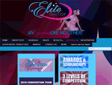 Tablet Screenshot of elitedancecup.com